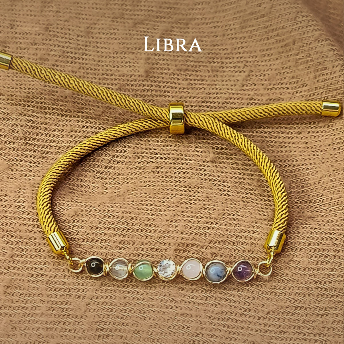 AmuDuo Pulsera Amuleto y Talismán Libra