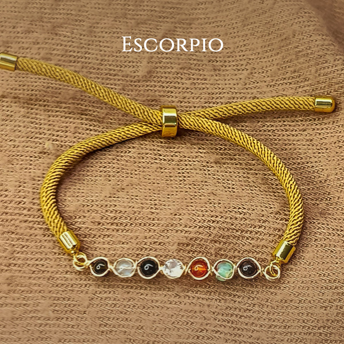 AmuDuo Pulsera Amuleto y Talismán Escorpio