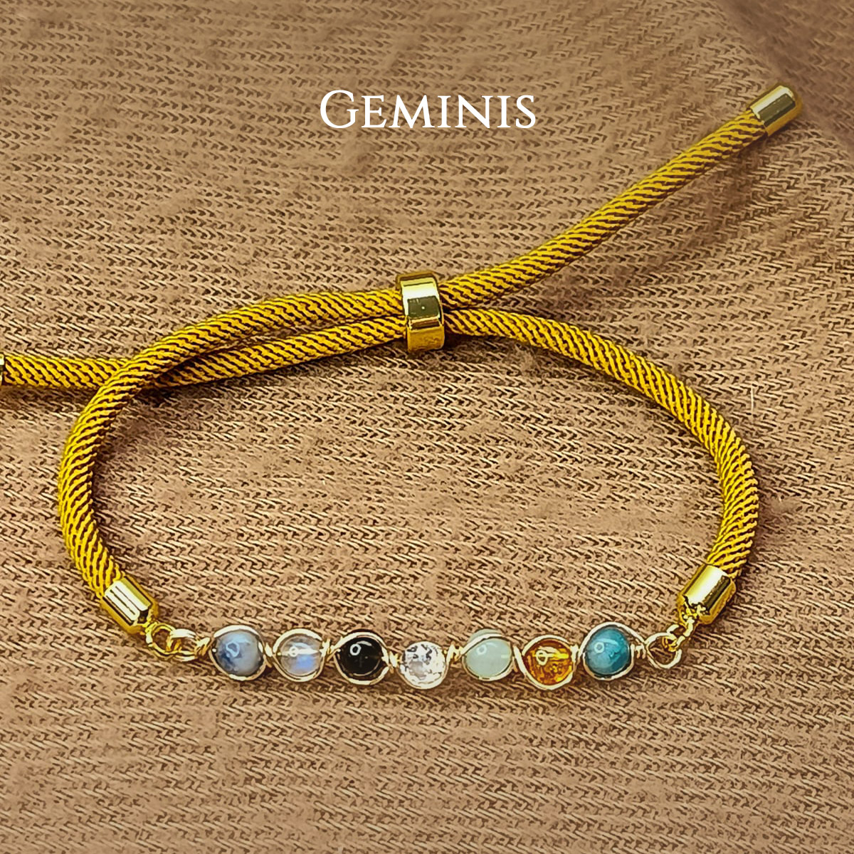AmuDuo Pulsera Amuleto y Talismán Geminis